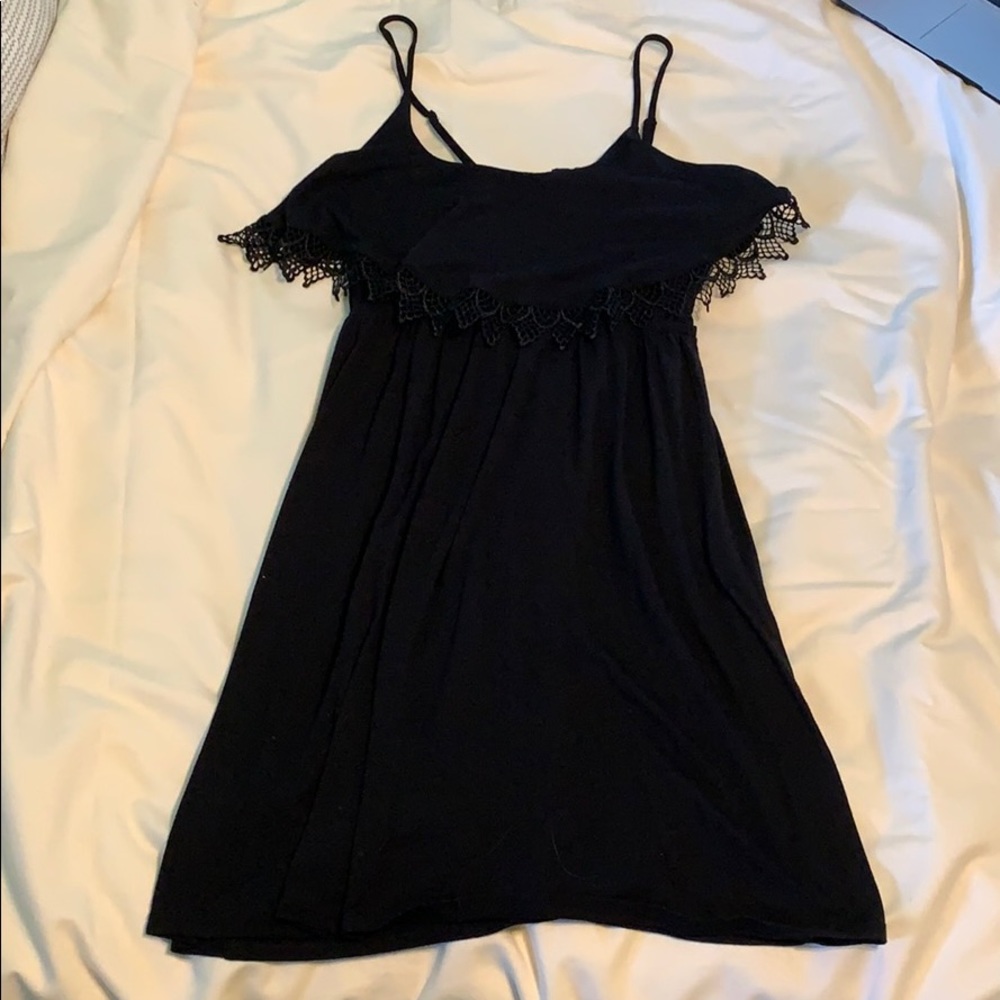 Black swim cover up